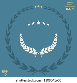 Laurel wreath symbol
