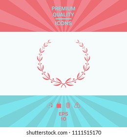 Laurel wreath symbol