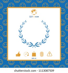Laurel wreath symbol