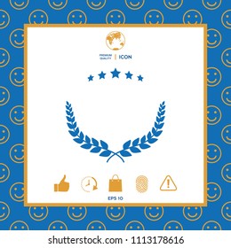 Laurel wreath symbol