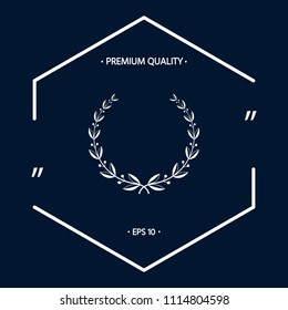 Laurel wreath symbol