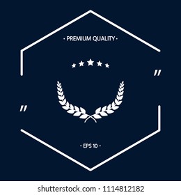 Laurel wreath symbol