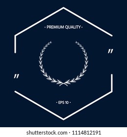 Laurel wreath - symbol
