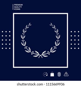 Laurel wreath symbol