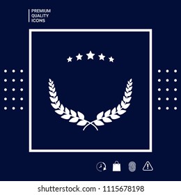 Laurel wreath symbol