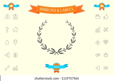 Laurel wreath symbol