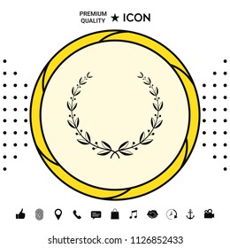 Laurel wreath symbol