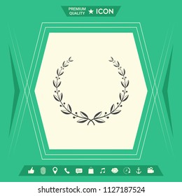 Laurel wreath symbol