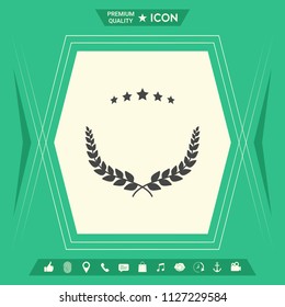 Laurel wreath symbol