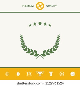 Laurel wreath symbol