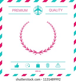 Laurel wreath - symbol
