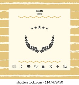 Laurel wreath symbol