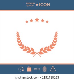 Laurel wreath symbol