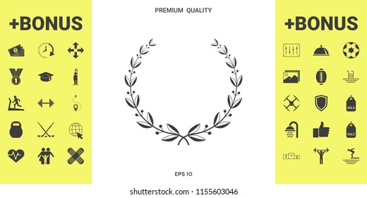 Laurel wreath symbol