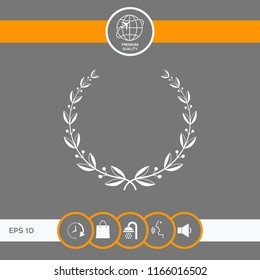 Laurel wreath symbol