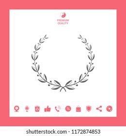 Laurel wreath symbol