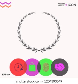 Laurel wreath, symbol