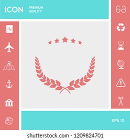 Laurel wreath symbol