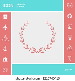 Laurel wreath symbol