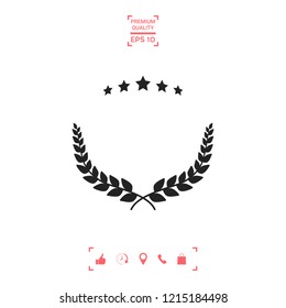 Laurel wreath symbol