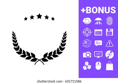 Laurel wreath symbol