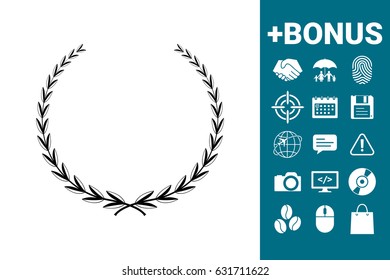 Laurel wreath - symbol Laurel wreath - symbol
