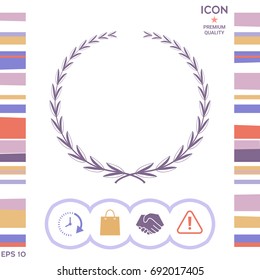 Laurel wreath, symbol