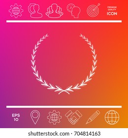 Laurel wreath - symbol