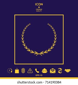 Laurel wreath - symbol