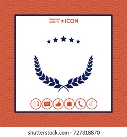 Laurel wreath symbol