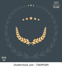 Laurel wreath symbol