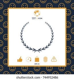 Laurel wreath - symbol