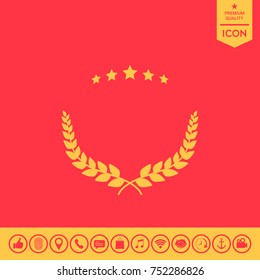 Laurel wreath symbol