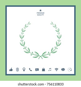 Laurel wreath symbol 