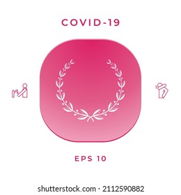 Laurel wreath symbol. Elements for your design