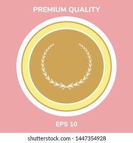 Laurel wreath - symbol. Graphic elements for your design