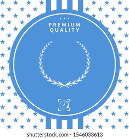 Laurel wreath - symbol. Graphic elements for your design