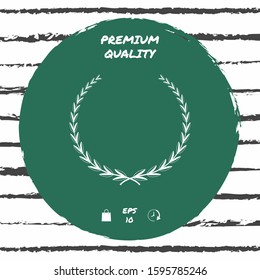 Laurel wreath - symbol. Graphic elements for your design