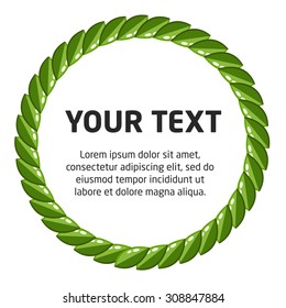 laurel wreath template