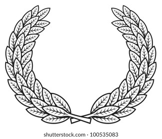 Laurel wreath vector