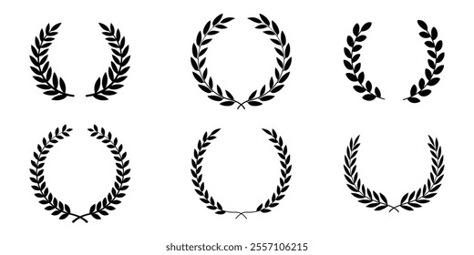  Laurel wreath Vector Collection Vector art
