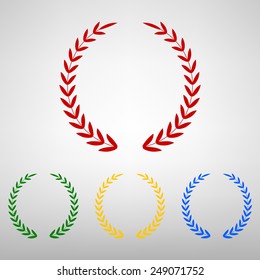 Laurel Wreath. Vector icon