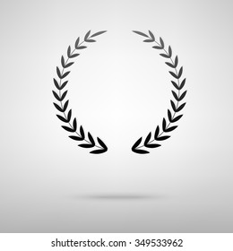 Laurel Wreath. Vector icon