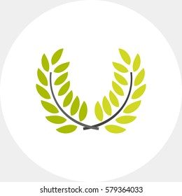 Laurel Wreath Vector Icon