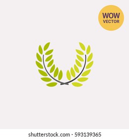 Laurel Wreath Vector Icon
