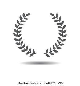 Laurel Wreath Vector icon.