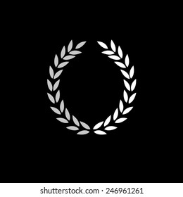 Laurel Wreath - vector icon, flat design