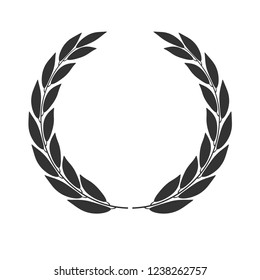 Lorbeerkranz, Vektorsymbol einzeln