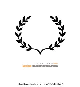 Laurel Wreath. Vector illustration.