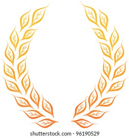 laurel wreath vector illustration